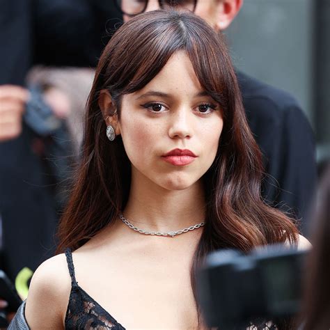 Jenna Ortega Channels Wednesday Addams In A Leg-Baring Black Gown For ...