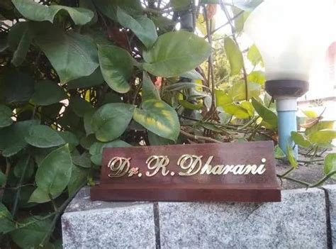 Table And Desk Name Plate - Stainless Steel Desk Nameboard Manufacturer ...
