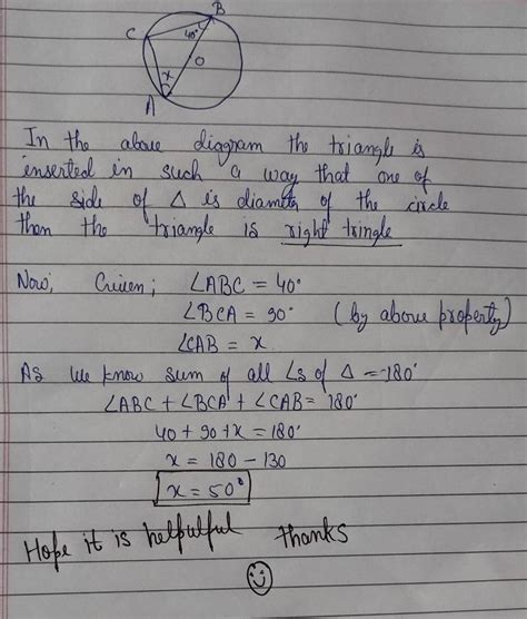 in the given figure , if AB is the diameter of the circle , the find ...