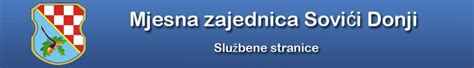 Sovići Donji - Službene stranice mjesne zajednice Sovići Donji