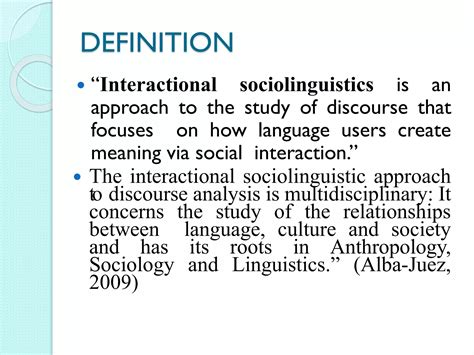 Interactional Sociolinguistic | PDF