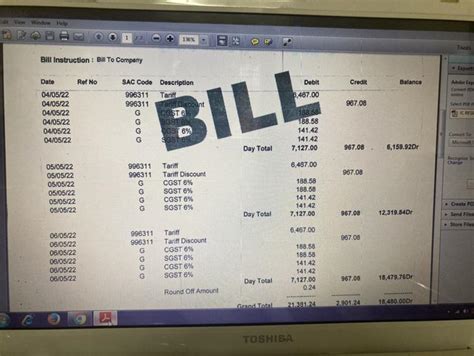 Hy, Sooo, I had attached a pic! It is a room rent bill for 3 days! So ...