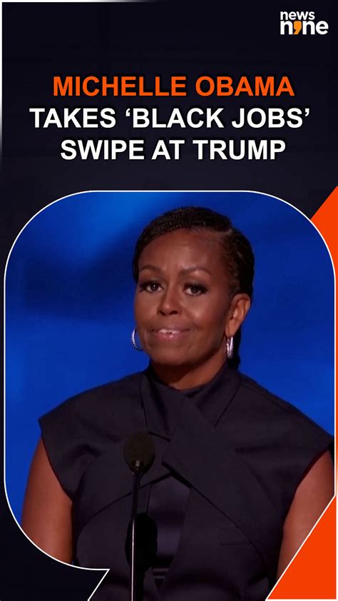 Michelle Obama takes ‘Black jobs’ swipe at Donald Trump | News - News9live