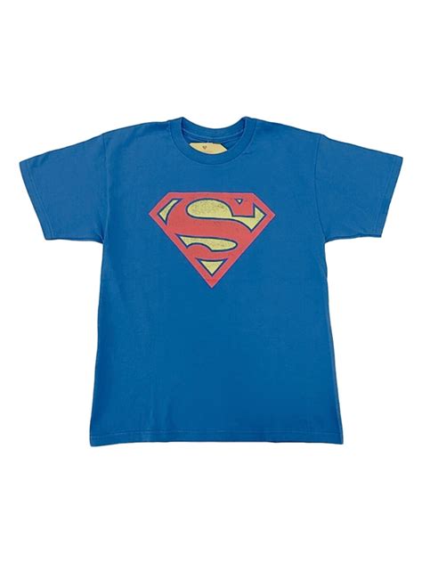 DC Boys Blue Superman Logo T-Shirt Superhero Tee Shirt – BrickSeek