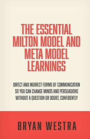 Buy The Essential Milton Model and Meta Model Learnings: Direct and ...