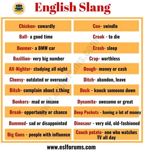 Image result for Slang Words