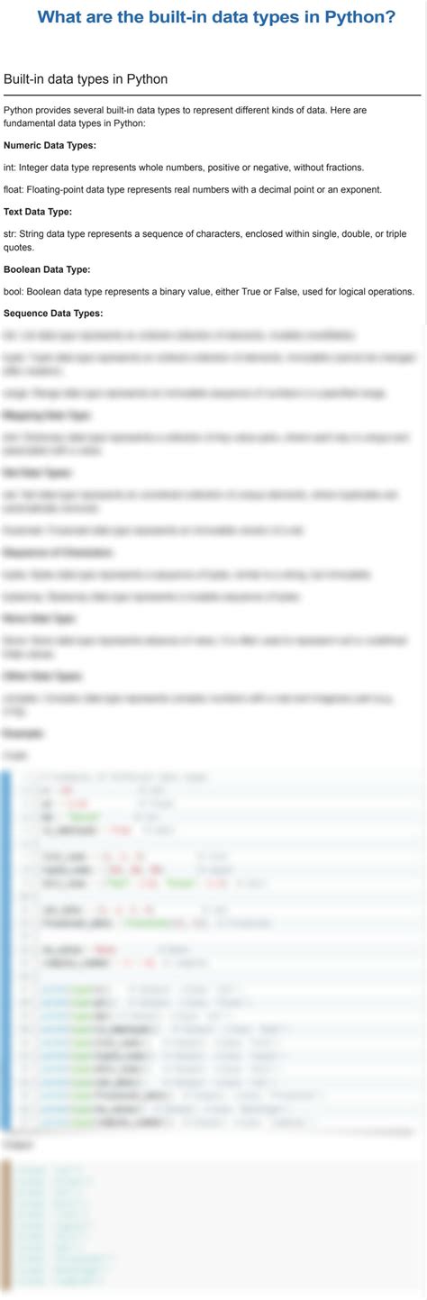 Image result for Internal Types in Python