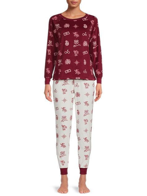 Warner Bros. Harry Potter Women's and Women's Plus Size Pajama Set, 2 ...