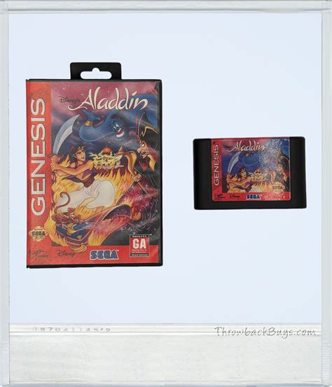 1993 - Disney's "Aladdin" Sega Genesis Game – ThrowbackBuys