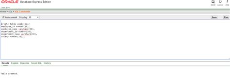 Image result for Oracle Creating a Table
