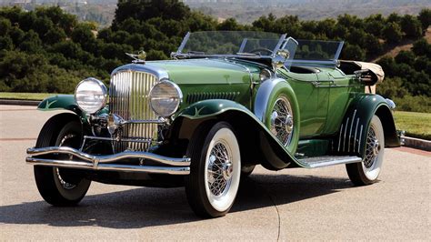 Duesenberg Model J Dual Cowl Phaeton – Classic Luxury Car HD Wallpaper
