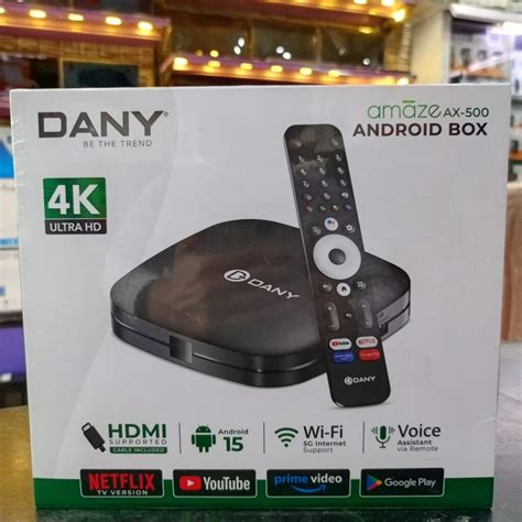 DANY Amaze AX-500 4K Ultra HD Android TV Box Best Minimum Price in Karachi Pakistan - Computer ...