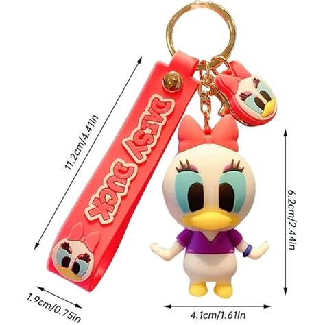 Smifu Cute 3D Donald and Daisy Duck Keychain – Juplay World