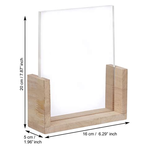 eCraftIndia Light Brown Acrylic & Wooden Contemporary Customized Photo