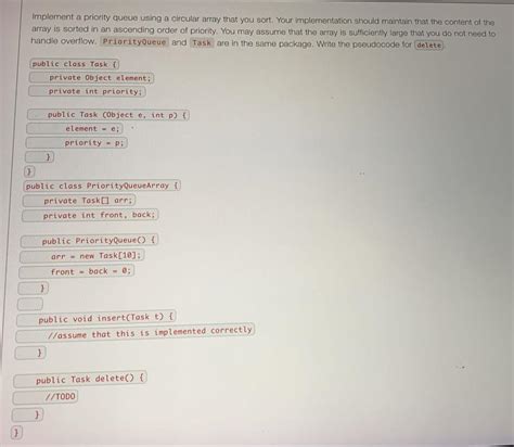 Priority Queue Implementation Using Arrays 的图像结果