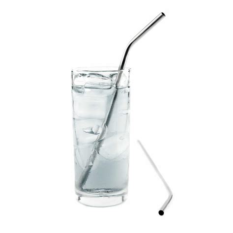 Set of 6 Stainless Steel Drinking Straws | CKB LTD