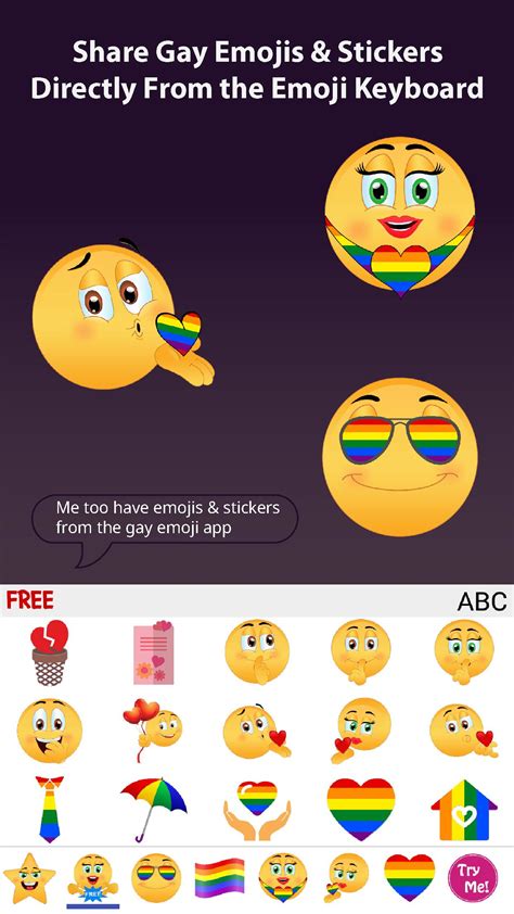 Gay Emoji App - LGBT Icons and Pride Stickers APK for Android Download