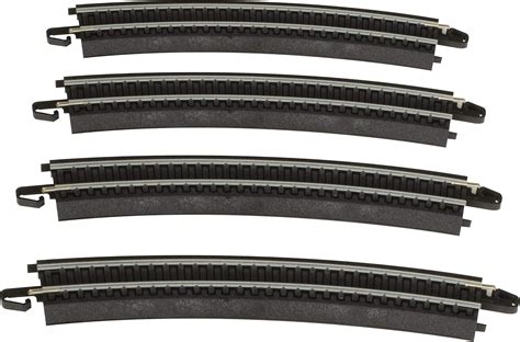 Buy Bachmann Trains - Snap-Fit E-Z TRACK 22” RADIUS CURVED TRACK 4card ...