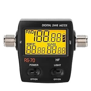 Digital Short Wave Standing Wave Meter, 200W Portable Professional Watt ...