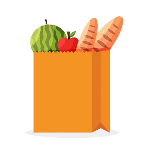 Food bag cartoon Images - Free Download on Freepik
