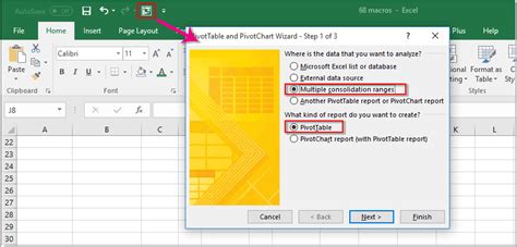 Image result for Excel Pivot Table Using Multiple Worksheets