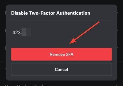 Image result for Remove 2FA Discord without Code