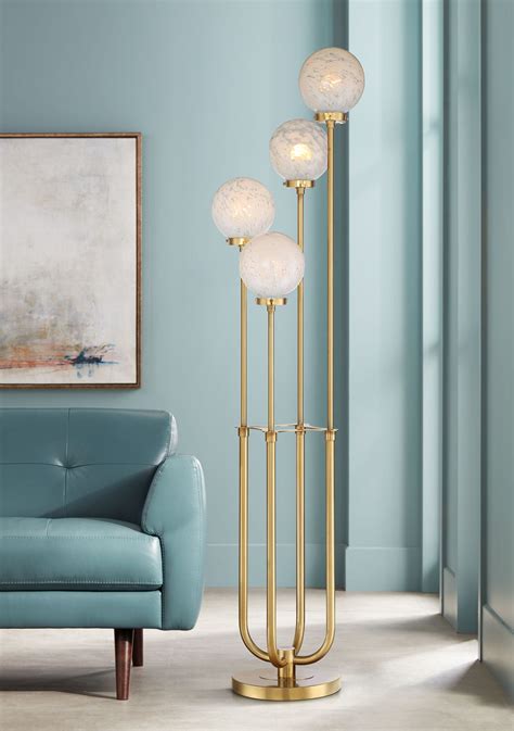 Tall Gold Shelf Floor Lamp at Edward Gratwick blog