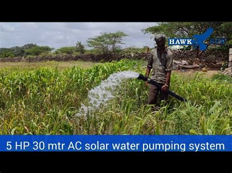 AC Solar Submersible Pump With Controller - 4" 2HP AC Semi SS Solar ...