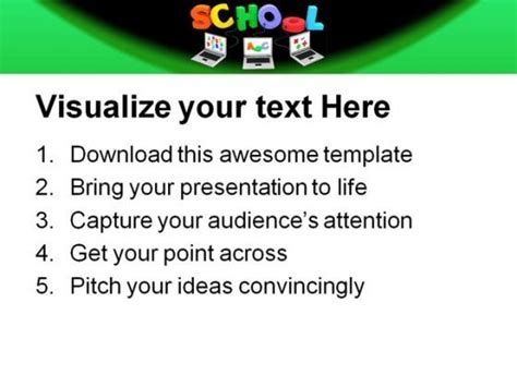 School Education PowerPoint Backgrounds And Templates 1210
