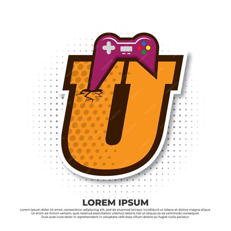 Cool Font Letter U for Gaming 的图像结果