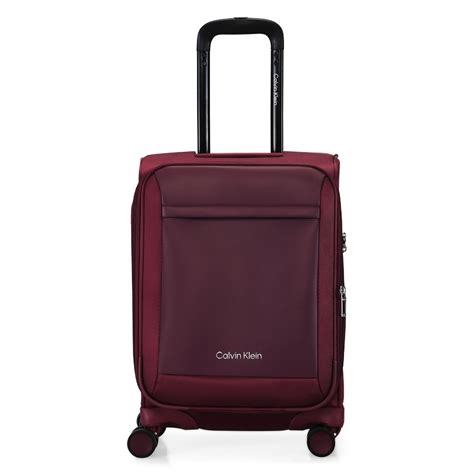 Buy Calvin Klein Escape Range Red Color Soft Cabin Luggage Online