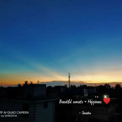 Beautiful sunsets = Happi... | Quotes & Writings by Shrestha Mukherjee ...