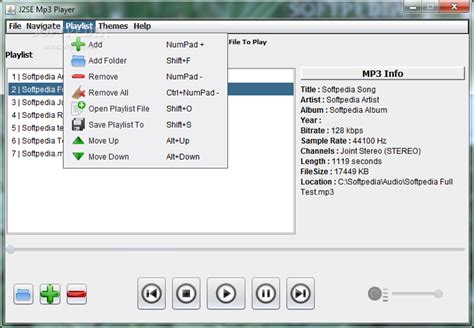 Reproductor MP3 Java 的图像结果