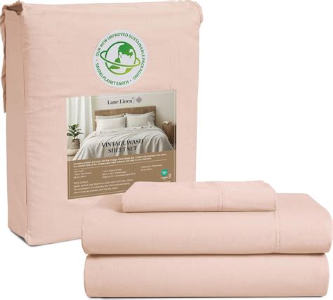 Amazon.com: LANE LINEN Twin Sheet Sets - 100% Cotton Sheets Twin Size ...