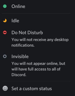 Bildergebnis für discord status ideas