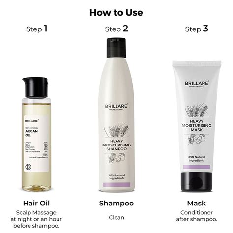 Brillare Dry Hair Care: Argan Oil, Oil Shots, Shampoo & Conditioner