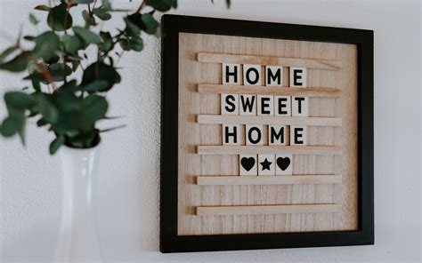 Download wallpaper 3840x2400 home, plate, words, letters, text 4k ultra ...