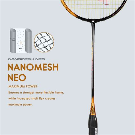 Yonex Astrox Smash Badminton Racquet (Black Clear Orange, G4, 73 Grams ...