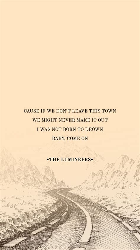 Sleep on the Floor Wallpaper - The Lumineers