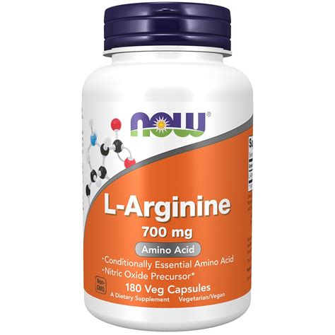 NOW Supplements, L-Arginine 700 mg, Nitric Oxide Precursor*, Amino Acid ...