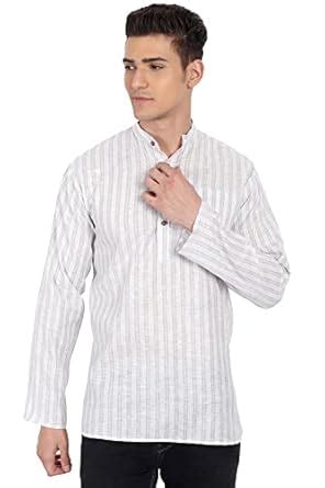 SKAVIJ Cotton Kurta for Men Indian Traditional Wedding Party Casual ...