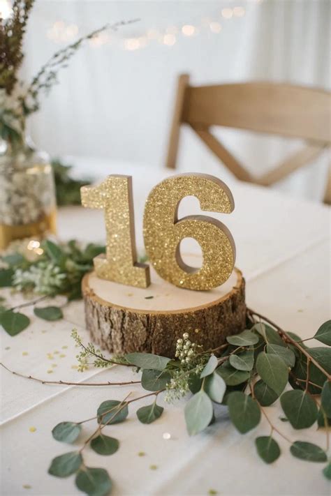 18+ Charming DIY Sweet 16 Table Centerpiece Ideas