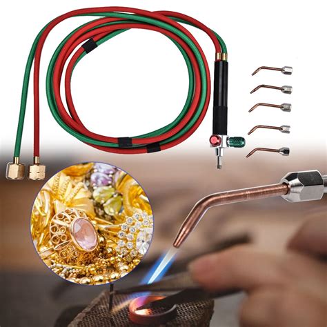 Buy Zaqw Jewelry Processing Equipment Oxygen Welding Torch Tool Flame ...