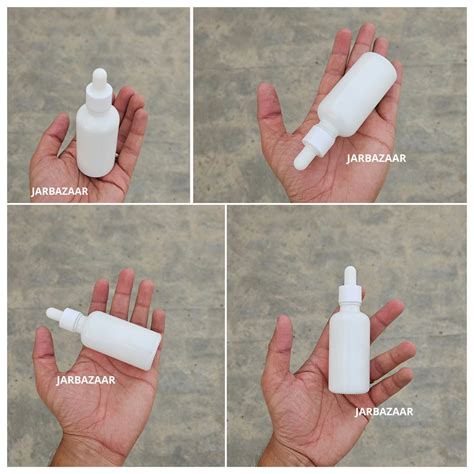 30 ML White Glass Dropper Bottle – JarBazaar