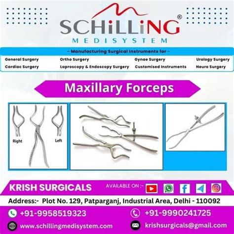 Medical Forceps - Maxillary Disimpaction Forcep Manufacturer from New Delhi