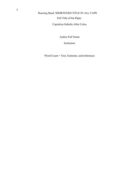 ASA Paper Template - yes. - Running Head: SHORTENED TITLE IN ALL CAPS ...
