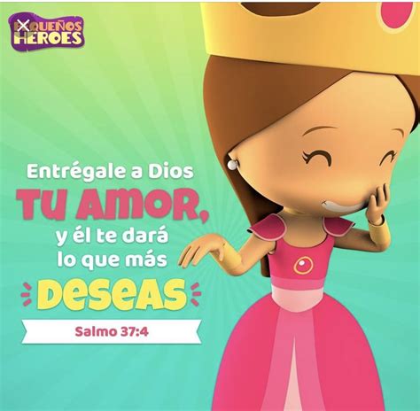 Salmo 37:4 | Versículos de la biblia para niños, Versiculos para niños ...