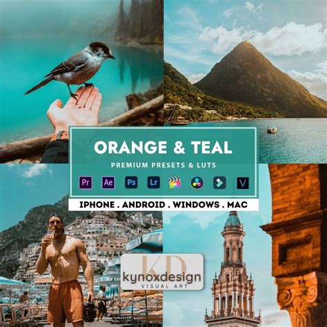 [Premium Lightroom Preset or LUTs] 𝐎𝐑𝐀𝐍𝐆𝐄 𝐓𝐄𝐀𝐋 for LR/LR(mobile)/PR/AE ...