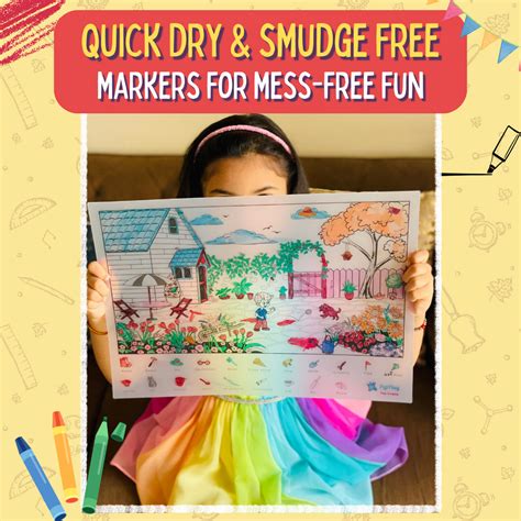 JoGenii |Doodle Placemats Set – FIND & COLOR Series| PepPlay