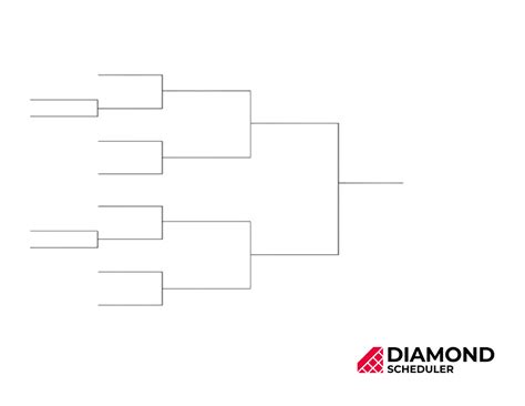 10-Team Single Elimination Bracket Printable | Diamond Scheduler